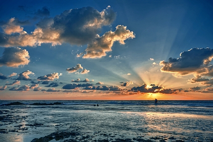 Israel Nature Israel views Sky Sunsets Central Israel