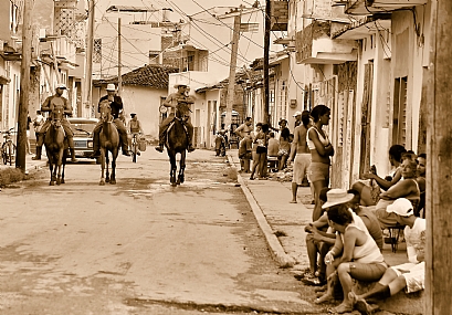 People World & Travel animals people South America Horses