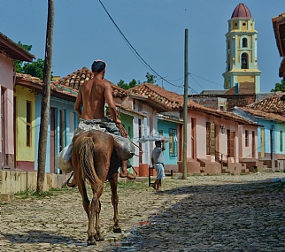 World & Travel riding people South America