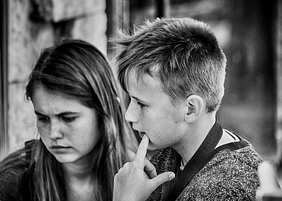 Photography Technics black & white People kids people