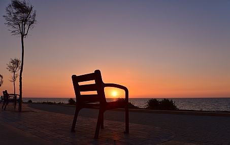 Nature Shores Sunsets Israel Central Israel
