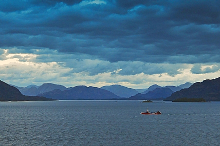 Nature landscape Sky water Shores Sunrises World & Travel South America Transport vessel