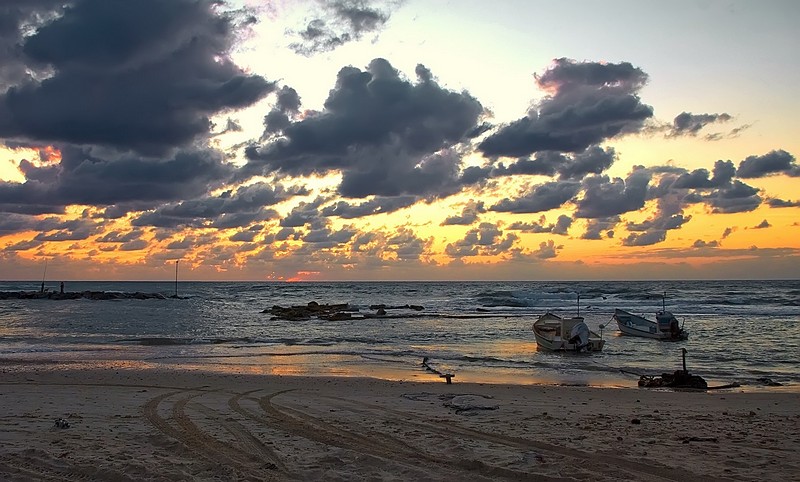 Transport Israel Nature Israel views Sky Sunsets North Israel vessel