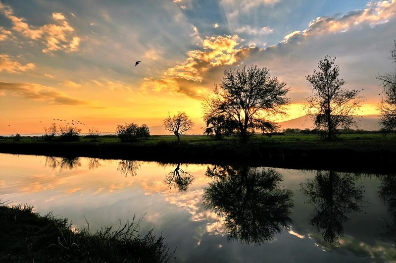 Israel Nature Israel views Sky Sunsets North Israel